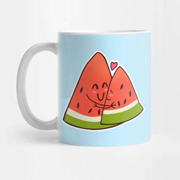 Cute Watermelon by BrightLightArts